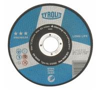 Disques Gamme technique "PREMIUM" acier et inox pour meuleuse-D 230mm-épaisseur 2,5 mm TYROLIT