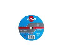Disques à tronçonner métal - LEMAN - 121.00.25 - D125×22,23 mm - Ep.1,6 mm - Lot 25