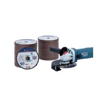 Disques à tronçonner PRO Inox+Métal 125 mm, 200 pièces + meuleuse d'angle GWS 750 - BOSCH - 061599767R