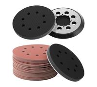Disques abrasifs 125 mm - Disques abrasifs souples - 125 mm - Protection de disque abrasif durable - Pour voiture, travail du bois, meubles