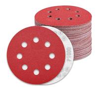 Disques Abrasifs 125mm Grain 1000 Papier Poncer 100 Pièces 8 Trous Disque Poncage pour Ponceuse Excentrique