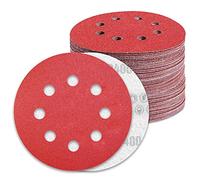 Disques Abrasifs 125mm Grain 400 Papier Poncer 100 Pièces 8 Trous Disque Poncage pour Ponceuse Excentrique
