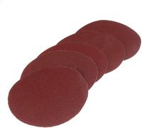 Disques abrasifs 125mm sans trou, non perforés, papier/feuille abrasif excentrique P600 100 pièces