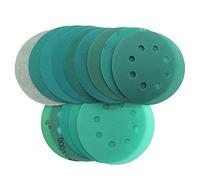 Disques abrasifs auto-agrippants, Disque de ponçage à boucle à crochet sec et humide, 5 pouces, 125mm, grains 60 à 2000, 5 à 16 pièces(400 Grit,5 Pcs)
