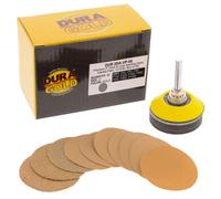 Disques abrasifs auto-agrippants Dura-Gold Premium 2"" (5 cm) - Grain 40, 60, 80, 120, 220, 320, 400, 600, 800, 1 000 (5 feuilles de chaque, 50 au