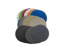Disques Abrasifs Auto-Agrippants Étanches de 6 Pouces, Grain 60-10000, Papier de Verre Floqué 150 mm pour Meuleuse Sèche et Humide, Polissage, 10 Pièces