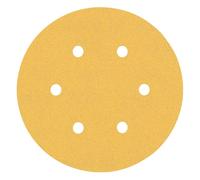 Disques abrasifs - BOSCH - Expert C470 - 125mm - Kit de 6 - Fixation autoagrippante