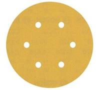 Bosch Feuilles abrasives EXPERT C470 à 6 trous 150 mm G 320 50 pièces