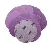 Disques abrasifs - Disques abrasifs - Crochet et boucle - Papier d'oxyde d'aluminium - 60 pièces - Polissage Annexe - Usage multiple - Portable - Pour le travail du bois métallique, la peinture