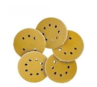 Disques abrasifs en oxyde d'aluminium de 150 mm avec boucle d'extraction de poussière à 15 trous pour ponceuses orbitales, élimination efficace de la rouille, mélange de peinture, bois, métal