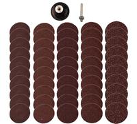 Disques abrasifs en toile émeri de 5,1 cm compatibles avec les perceuses électriques et les meuleuses à air, système de verrouillage à rouleau pour un remplacement facile, pour le soudage et le