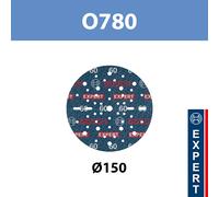 Disques abrasifs O780 Foil Ø150 Multi-matériaux BOSCH