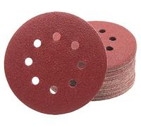 Disques Abrasifs Professionnels │ 180 pièces │ 8 trous │ Ø 125 mm │ Mixpack (30 x grain 40/60/80/120/180/240 chacun) │ pour ponceuses orbitales aléatoires │ Feuilles Abrasives │ Papier Abrasif