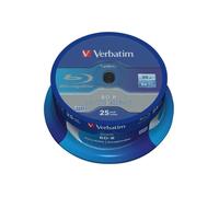 VERBATIM 43837 - BD-R SL Datalife, 25 Go, 6x, pack de 25