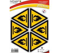 Disques danger adhésifs danger électrique D100(6) NOVAP