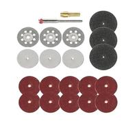 Disques De Coupe Diamantés, Meules De Ponçage, Lames De Scie Circulaire, Travail Du Bois, Métal, Compatibles Avec Les Mini-perceuses Dremel, Accessoires For Outils Rotatifs(21B)