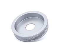 Disques de coupe diamantés pour meuleuse d'angle ， Meule diamantée brasée sous vide, fraise diamantée à nez arrondi, meule de profilage for pierre, granit, bord abrasif, 25 mm(10mm)