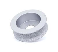 Disques de coupe diamantés pour meuleuse d'angle ， Meule diamantée brasée sous vide, fraise diamantée à nez arrondi, meule de profilage for pierre, granit, bord abrasif, 25 mm(20mm)