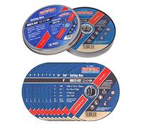 Disques de coupe rapides Faithfull extra fins 1 mm - 100 mm x 1 mm x 16 mm (4 pouces), lot de 10 avec boîte de rangement