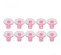 Disques de débosselage de voiture rose transparent pour enlever les dommages causés par la grêle avec six tailles pour carrosserie de voiture sans peinture (D)