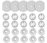 Disques de fixation N90796501 pour réparation de bouclier thermique - Tampons de montage pour barrière de voiture - Kit de réparation de bouclier thermique