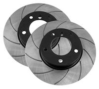Disques de frein à rainures sport compatibles avec VW Golf 4 1J1 1J5 HB Estate 1997 1998 1999 2000 2001 2002 2003 2004 2005 2006-0253GTS Avant ventilé Trous 5 Diamètre 2888 x25