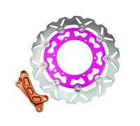 Disques de Frein Adaptateur Rotor Disque Frein Flottant Avant Moto 320MM, pour SX SXF EXC EXCF 125 250 300 350 450 500 XC XCF XCW 1994 - 2023(Violet)