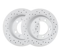 2x Disque de frein ZIMMERMANN 460.1515.52 convient pour PORSCHE VAG