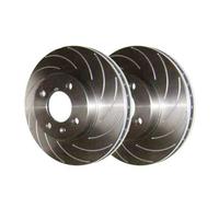 Disques de frein avant BREMTECH rainurés turbine en 256 x 20mm