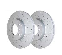 Disques de frein avant percés ZIMMERMANN 286 x 22 mm pour BMW E46 - par 2