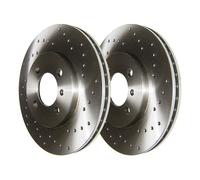 Disques de frein avant sport ventilés percés 276x22mm ZIMMERMANN pour MINI II R50 R53 Berline et R52 Cabriolet (09/2000-07/2008) - la paire