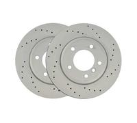 2x Disque de frein ZIMMERMANN 150.1288.52 convient pour BMW BMW (BRILLIANCE)