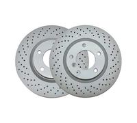Disques de frein avant ventilés percés 315x28mm Zimmermann pour BMW Série 3 E36 M3 (03/1992-08/1999) - la paire