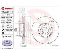 DISQUES DE FREIN BREMBO - 09.9923.11