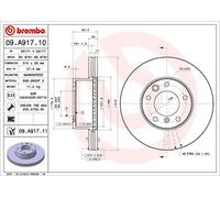 Brembo Disques de frein 09.A917.11