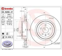 DISQUES DE FREIN BREMBO - 09.N266.21