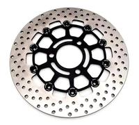 Disques de frein de moto Disque de frein flottant pour moto, 3 trous 260 x 70 mm/5 trous 260 x 60 mm, compatible avec Yamaha Aerox Cygnus-X BWS RSZ Niu(260mm 3 hole black)