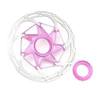 Disques de frein de vélo Centerlock disques 140mm 160mm vtt route vélo disque de frein Rotor disques de frein hydrauliques Rotor Freins Frein à Tambour Pour Vélo Ensemble Tambour(1PCS- 160 Pink)