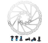 Disques de frein de vélo Rotor de frein à disque VTT en acier inoxydable disque de frein de vélo plaquette de frein pièce de freinage[203mm]