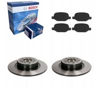Disques de frein + plaquettes arrière Bosch pour ALFA ROMEO 156 2001- GT 2003-