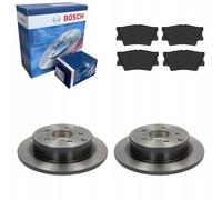 Disques de frein + plaquettes arrière BOSCH pour TOYOTA RAV 4 III IV 2005-2018