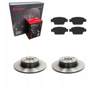 Disques de frein + plaquettes arrière BREMBO FIAT BRAVO II MULTIPLA STILO LAN...