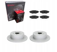 Disques de frein + plaquettes arrière BREMBO SUBARU LEGACY IV OUTBACK 2003-