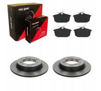 Disques de frein + plaquettes arrière MITSUBISHI CARISMA SPACE STAR VOLVO S40 I