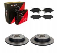 Disques de frein + plaquettes arrière OPEL ASTRA G II 1998-2005