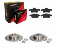 Disques de frein + plaquettes arrière RENAULT LAGUNA II 2001-2007