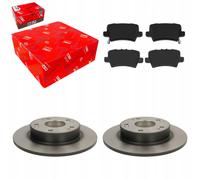 Disques de frein + plaquettes arrière TRW pour HONDA CIVIC VIII 2006- IX 2012-