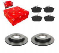 Disques de frein + plaquettes arrière TRW pour MITSUBISHI CARISMA SPACE STAR ...