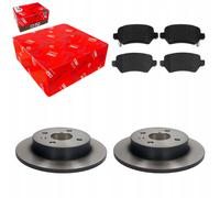 Disques de frein + plaquettes arrière TRW pour OPEL ASTRA G II H III MERIVA A