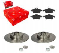 Disques de frein + plaquettes arrière TRW pour RENAULT LAGUNA III 2007-2015